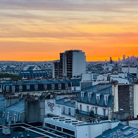 Appartement Loft 80M2 Parking Vues Magiques à Paris Extérieur photo